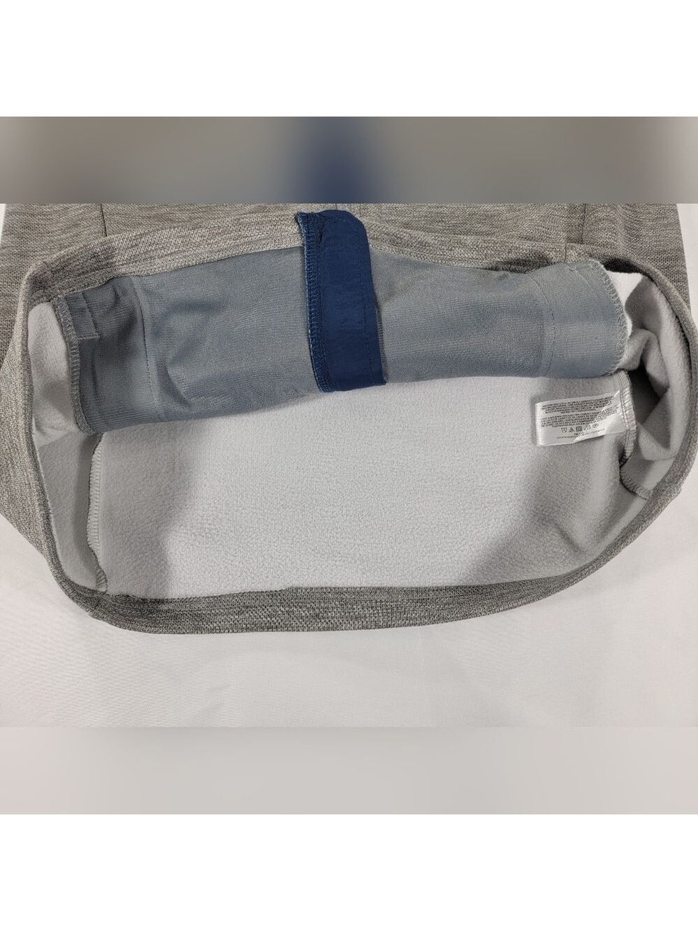 ORVIS Mens Bonded Mesh Fleece Full Zip Jacket Medium Gray Blue Sprin Mid Weight - Picture 9 of 11